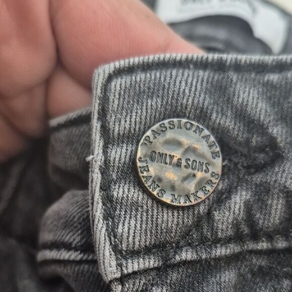 ONLY & SONS Dark Gray Skinny Men's Jeans - Picture 10 of 16